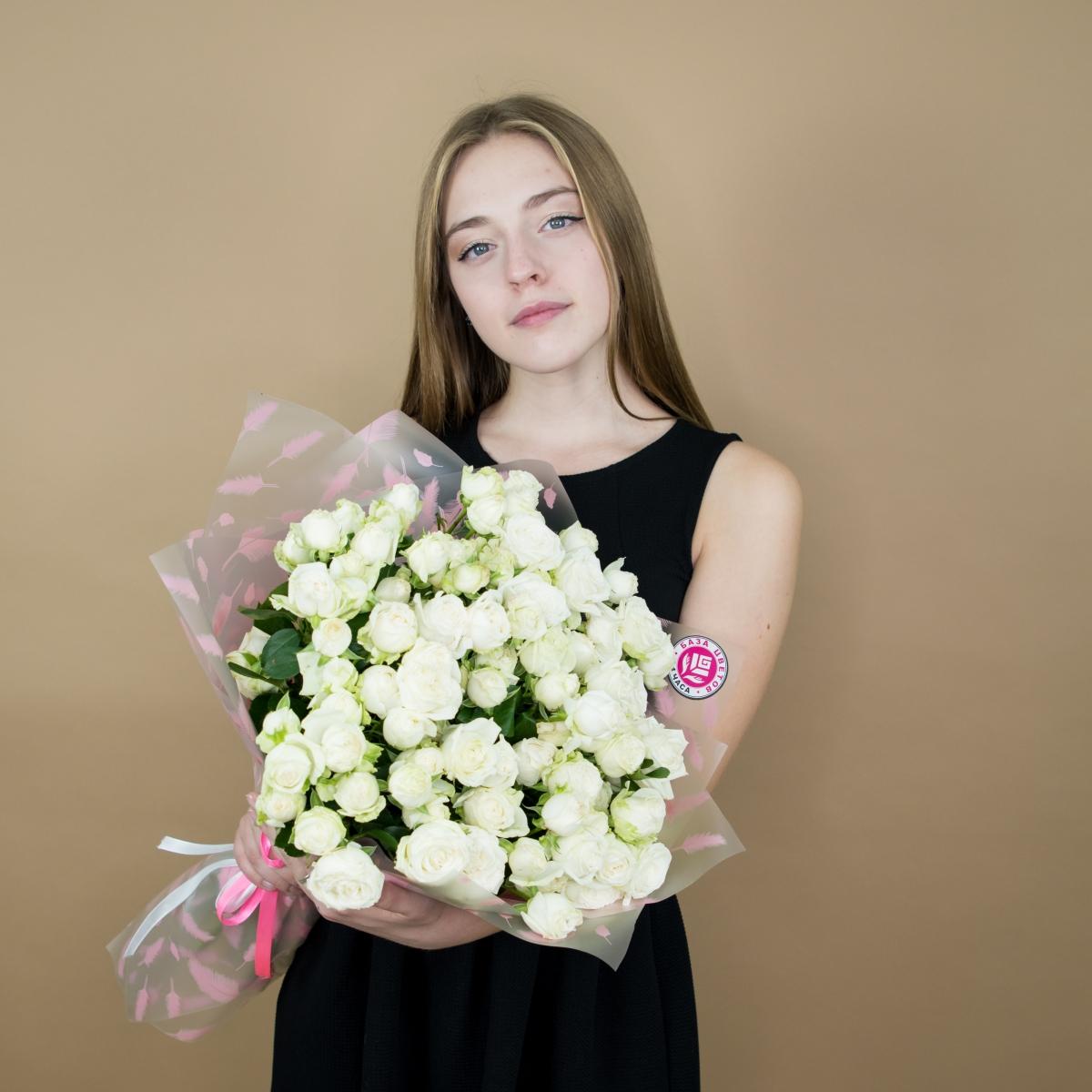 Розы кустовые белые (Артикул: 4272)