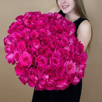 Букет из розовых роз 75 шт. (40 см) [артикул букета  95942]